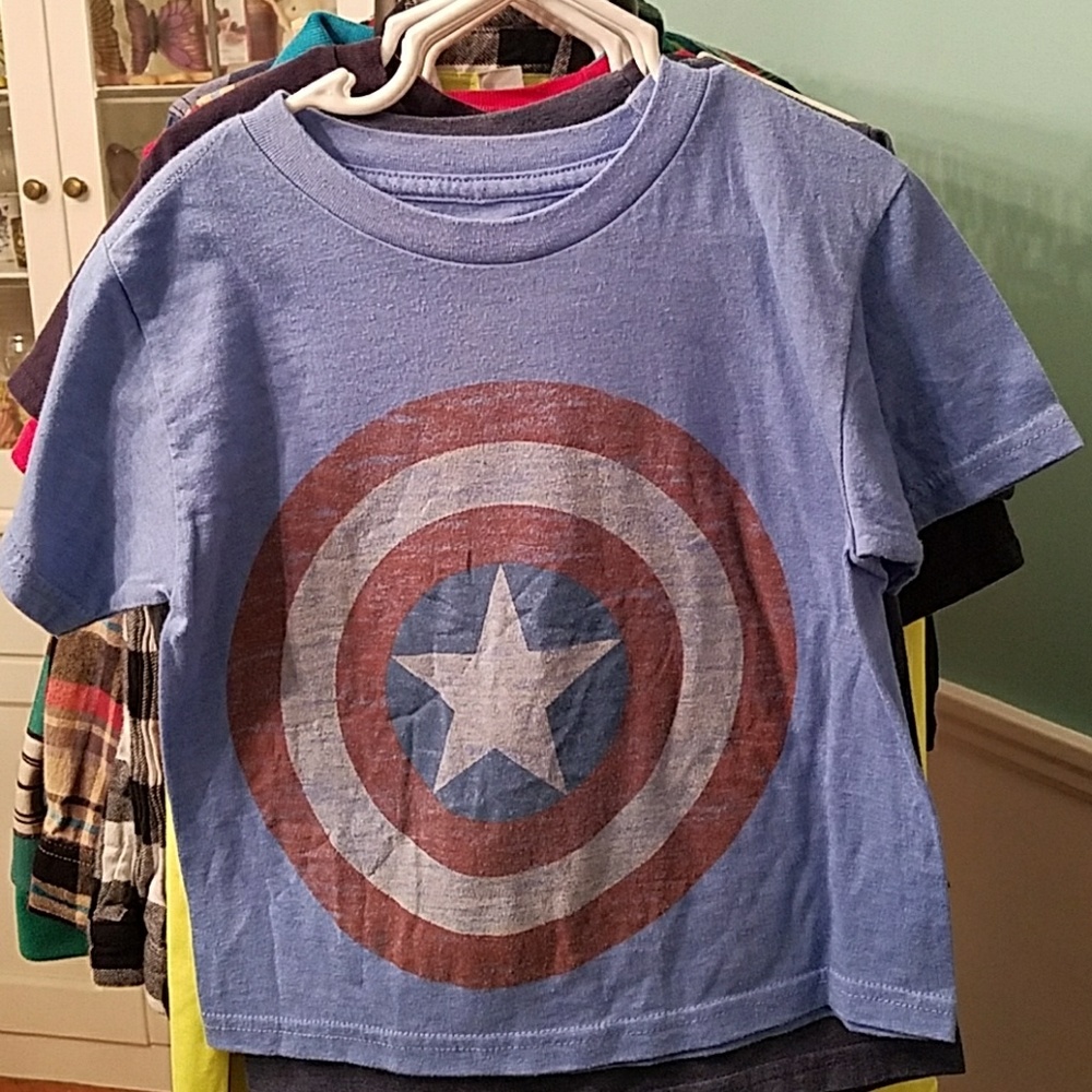 Marvel Captain America logo t-shirt